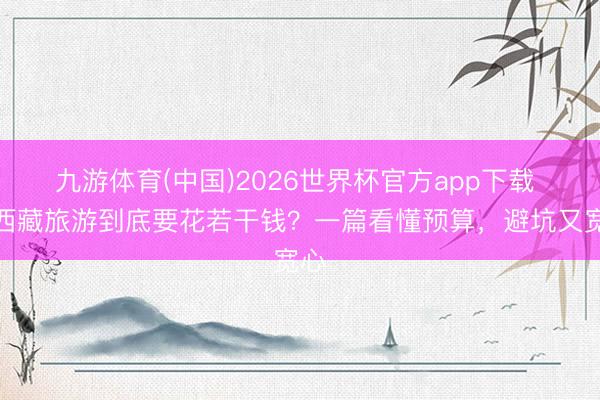 九游体育(中国)2026世界杯官方app下载 去西藏旅游到底要花若干钱？一篇看懂预算，避坑又宽心