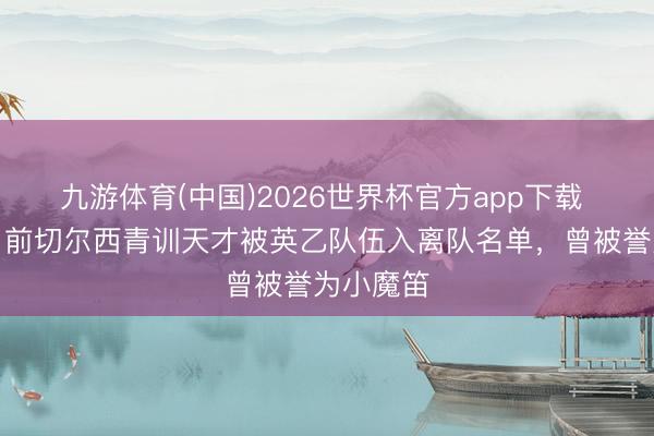 九游体育(中国)2026世界杯官方app下载 太阳报：前切尔西青训天才被英乙队伍入离队名单，曾被誉为小魔笛
